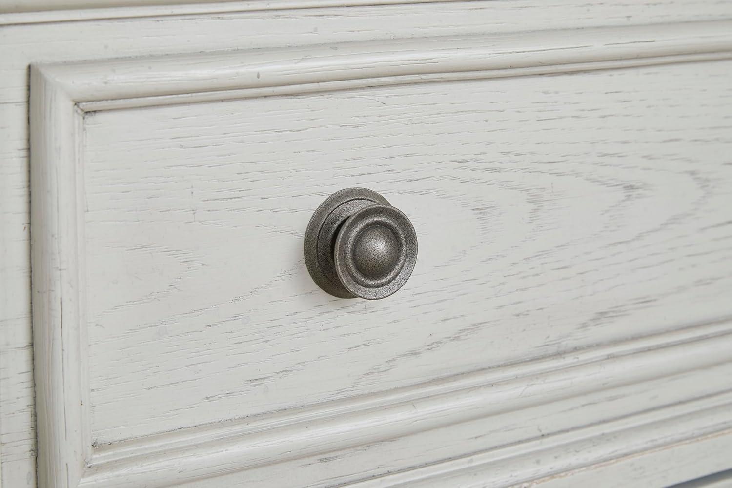 imageSignature Design by Ashley Porter Traditional 5 Drawer Chest of Drawers Dark BrownWhite