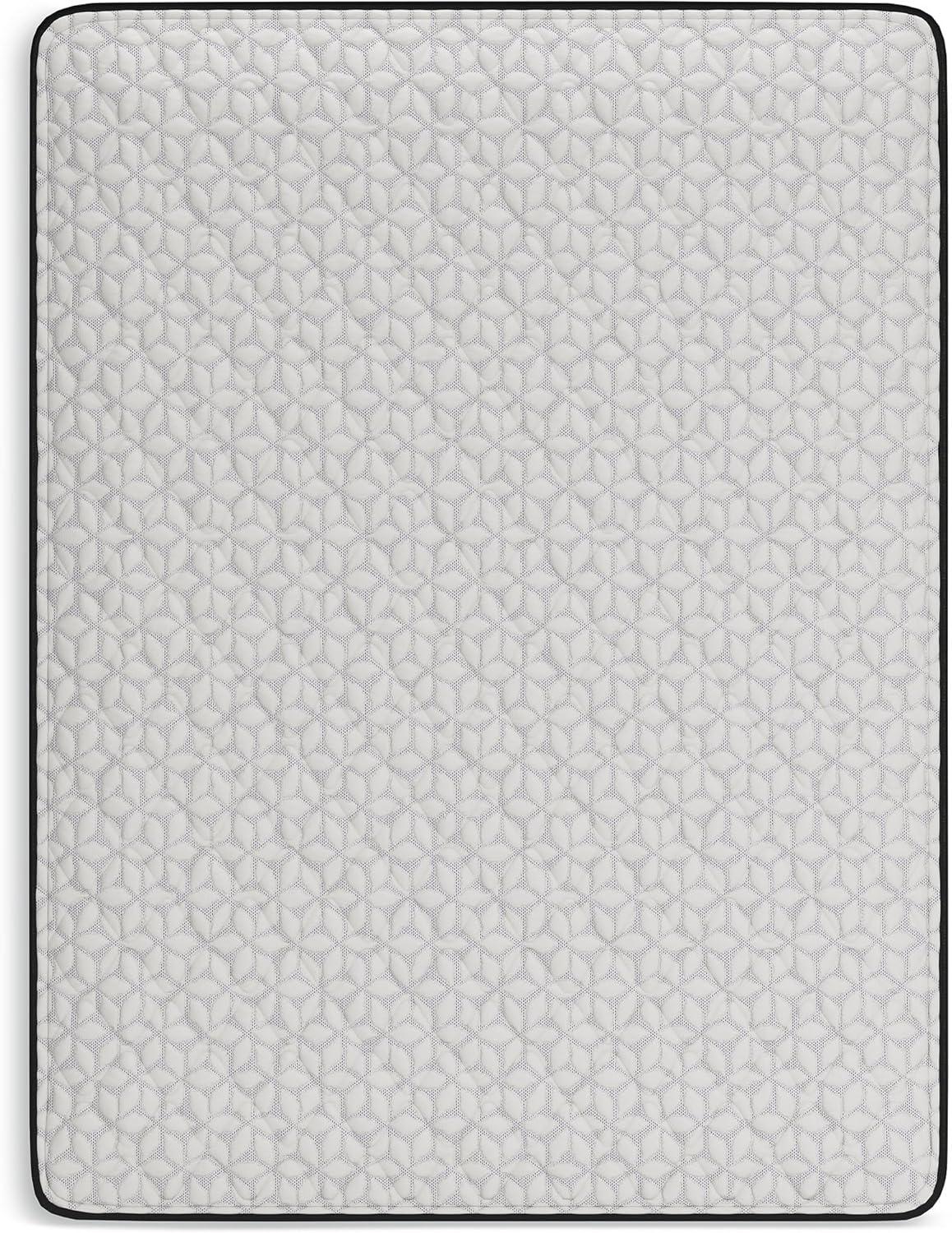 imageSignature Design by Ashley Queen Size Chime 8 Inch Medium Firm Innerspring Mattress with Pressure Relief Quilt Foam Fiberglass Free Mattress In A BoxFull