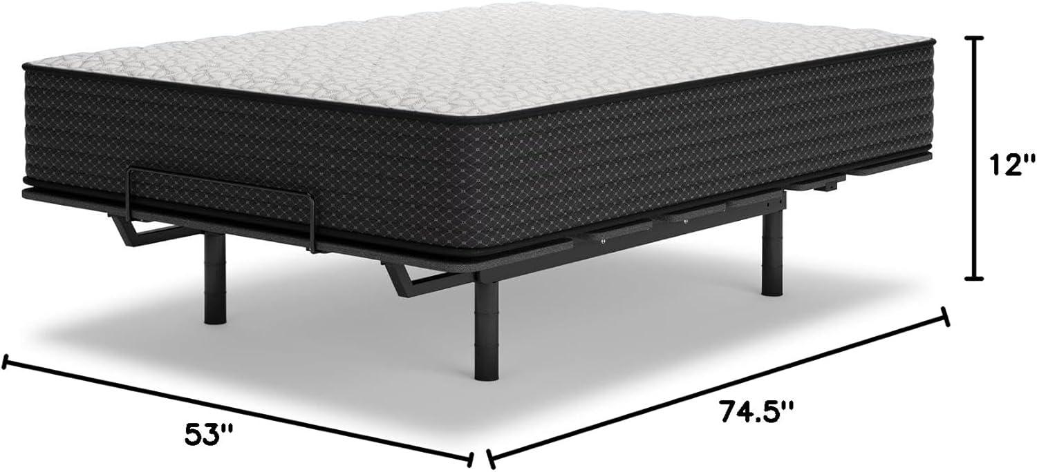 imageSignature Design by Ashley Queen Size Chime 8 Inch Medium Firm Innerspring Mattress with Pressure Relief Quilt Foam Fiberglass Free Mattress In A BoxFull