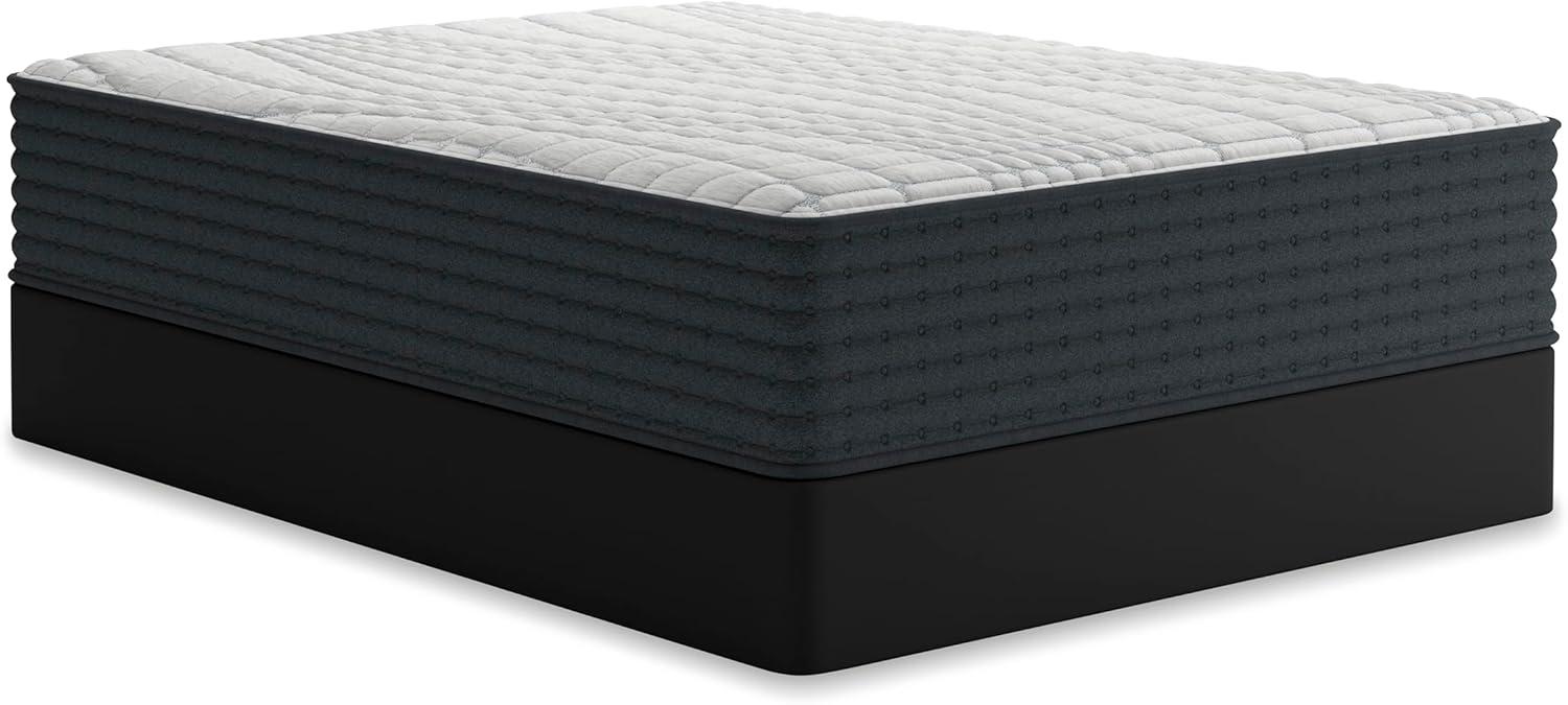 imageSignature Design by Ashley Queen Size Chime 8 Inch Medium Firm Innerspring Mattress with Pressure Relief Quilt Foam Fiberglass Free Mattress In A BoxFull