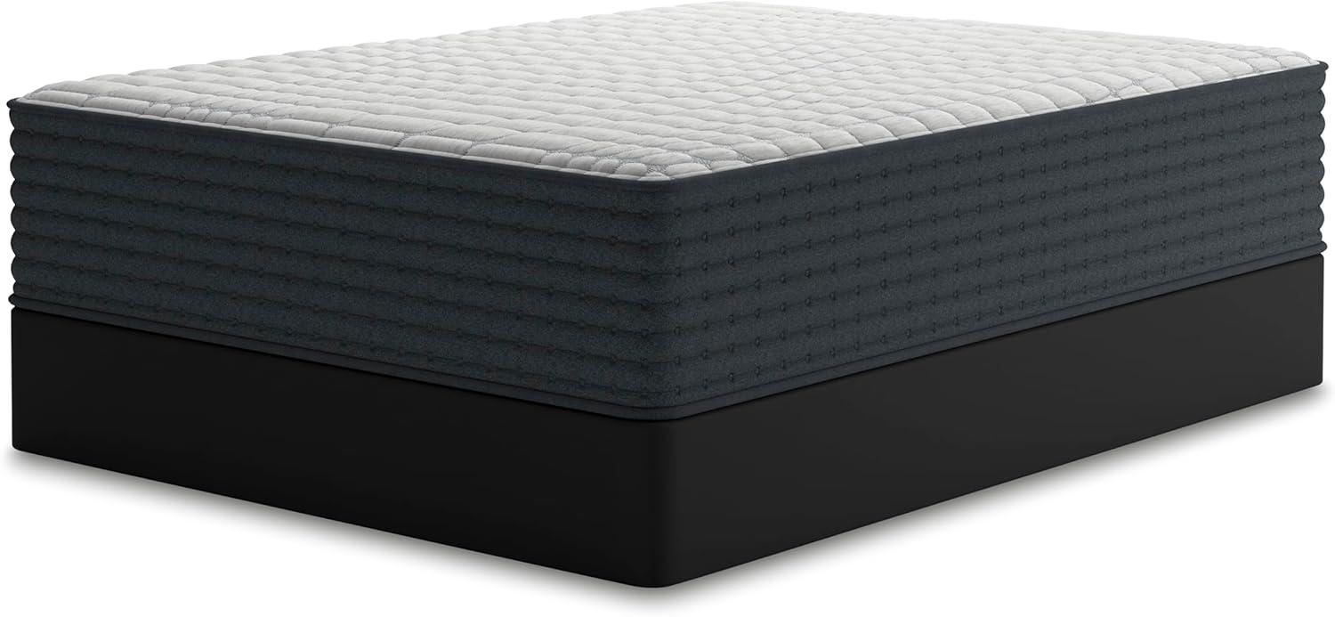 imageSignature Design by Ashley Queen Size Chime 8 Inch Medium Firm Innerspring Mattress with Pressure Relief Quilt Foam Fiberglass Free Mattress In A BoxKing