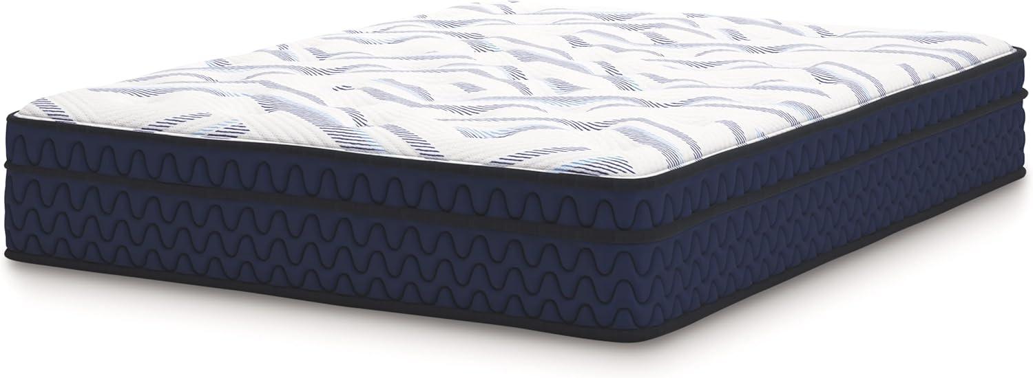 imageSignature Design by Ashley Queen Size Chime 8 Inch Medium Firm Innerspring Mattress with Pressure Relief Quilt Foam Fiberglass Free Mattress In A BoxKing