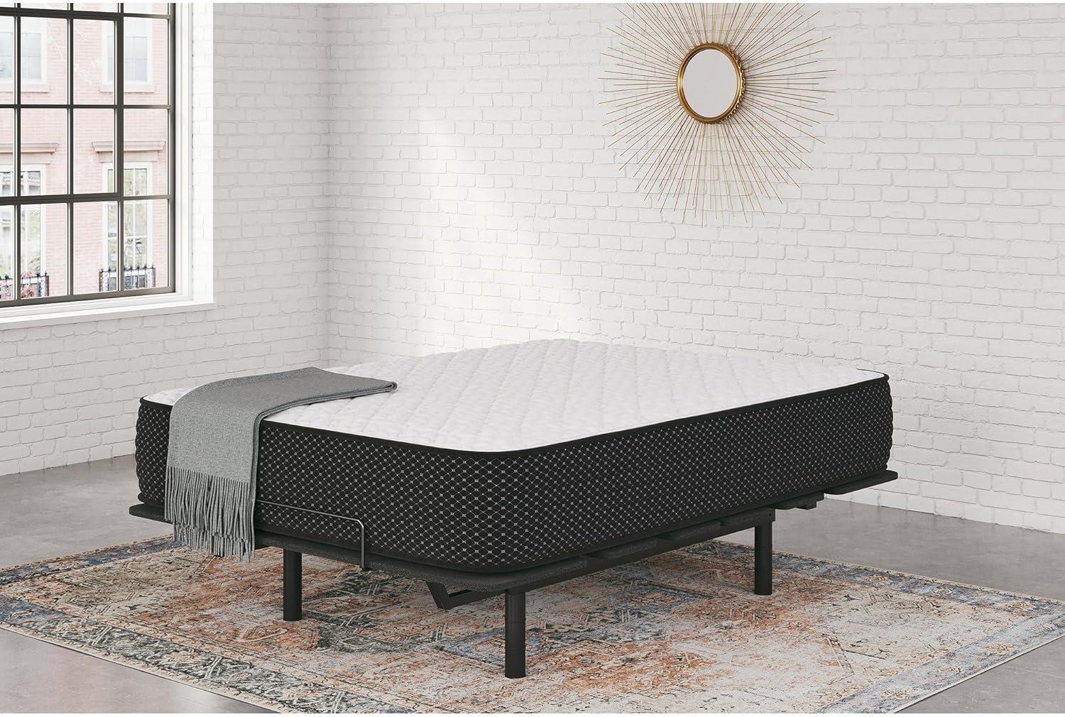 imageSignature Design by Ashley Queen Size Chime 8 Inch Medium Firm Innerspring Mattress with Pressure Relief Quilt Foam Fiberglass Free Mattress In A BoxTwin XL
