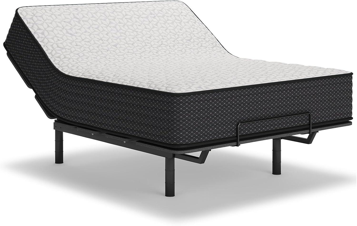 imageSignature Design by Ashley Queen Size Chime 8 Inch Medium Firm Innerspring Mattress with Pressure Relief Quilt Foam Fiberglass Free Mattress In A BoxTwin XL