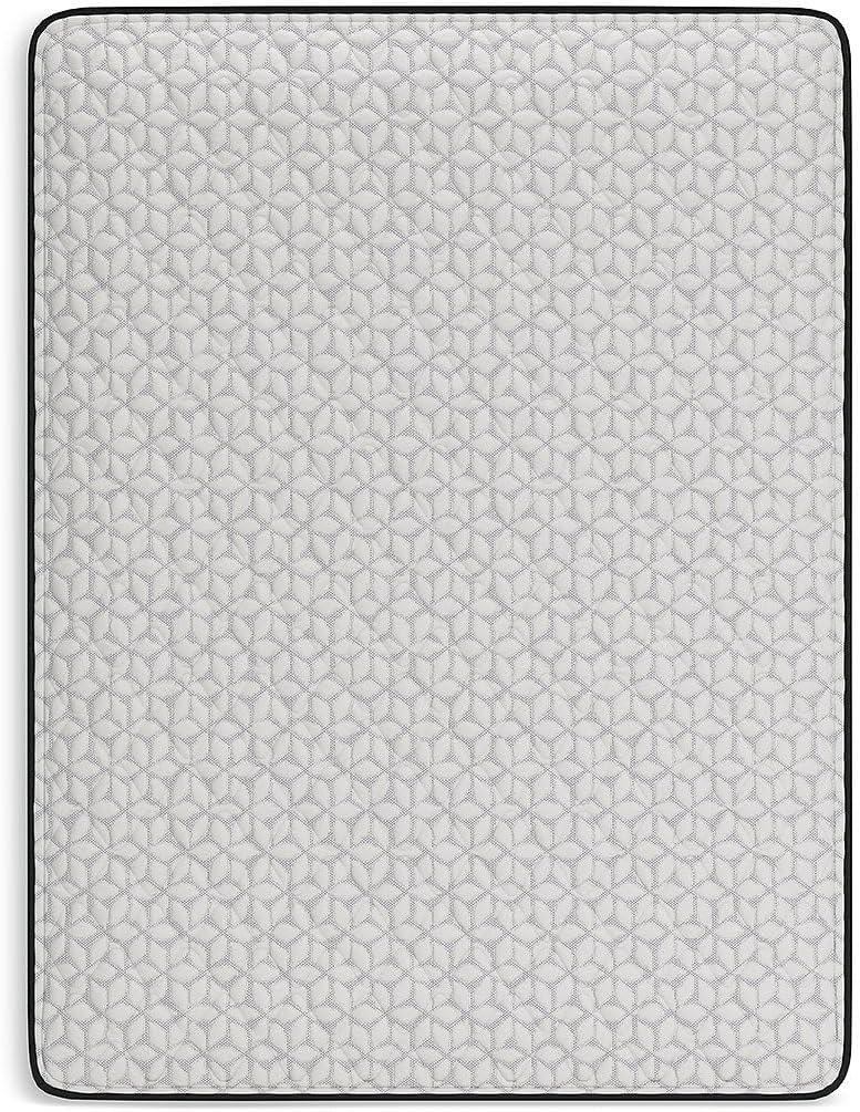 imageSignature Design by Ashley Queen Size Chime 8 Inch Medium Firm Innerspring Mattress with Pressure Relief Quilt Foam Fiberglass Free Mattress In A BoxTwin XL