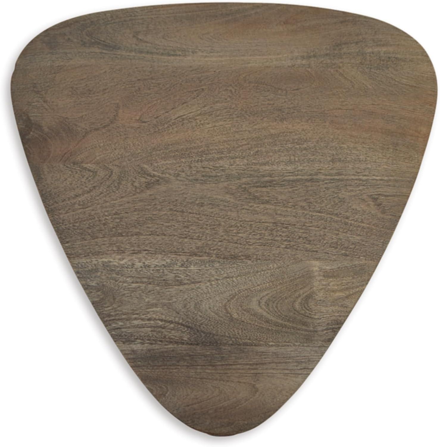 imageSignature Design by Ashley Reidport Farmhouse Nesting Accent Coffee Table with Tapered Legs Set of 2 Dark Brown