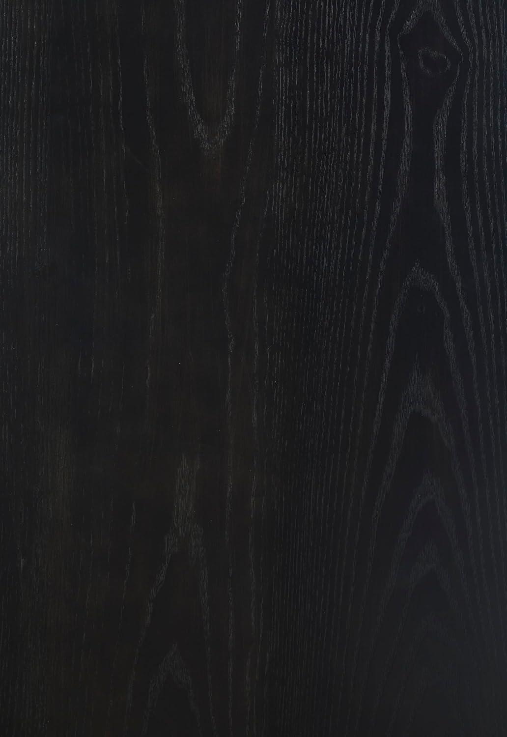 imageSignature Design by Ashley Rowanbeck Modern 5 Drawer Chest with FeltLined Top Drawer and Safety Stop Black5 Drawer Chest