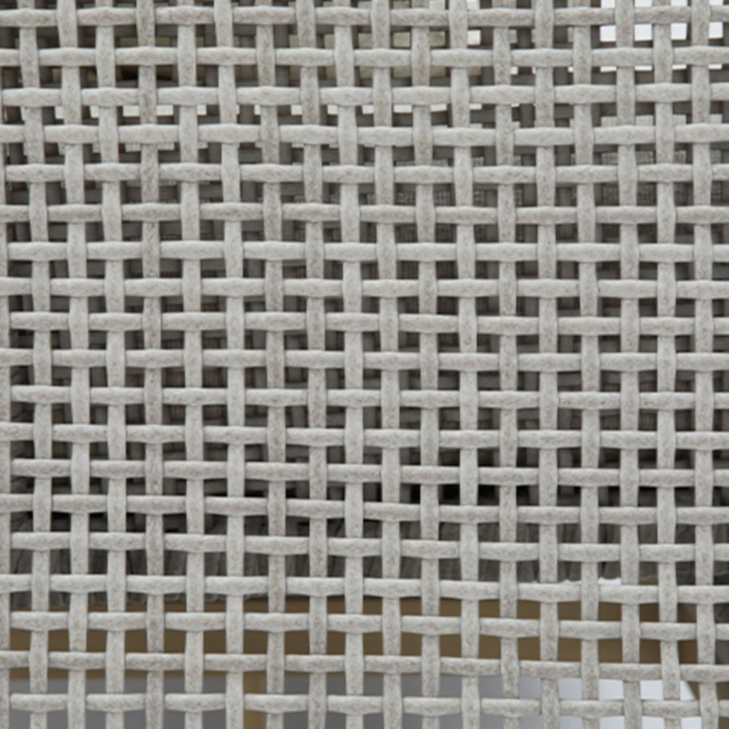 imageSignature Design by Ashley Seton Creek Contemporary Chic Outdoor AllWeather Resin Wicker End Table with Tempered Glass Tabletop Gray ampamp Light BrownOutdoor End Table