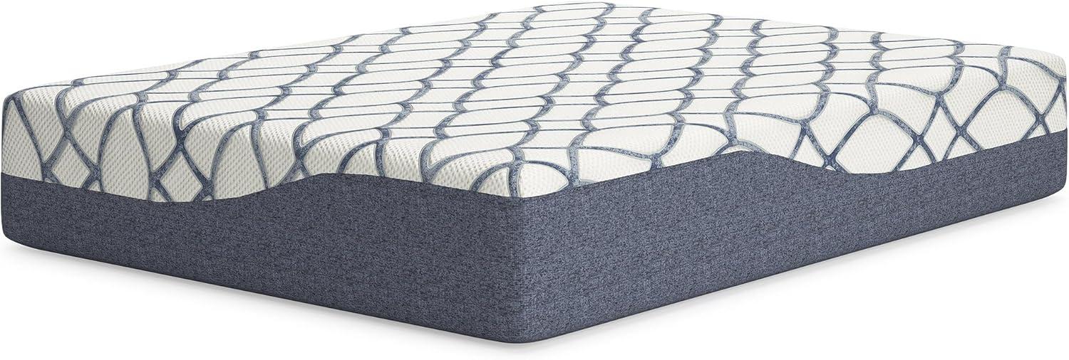imageSignature Design by Ashley Twin Size Chime 10 Inch Medium Firm Memory Foam Mattress with Green Tea ampamp Charcoal Gel for Pressure Relief Fiberglass Free Mattress In A BoxCalifornia King