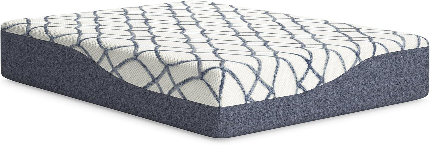 imageSignature Design by Ashley Twin Size Chime 10 Inch Medium Firm Memory Foam Mattress with Green Tea ampamp Charcoal Gel for Pressure Relief Fiberglass Free Mattress In A BoxCalifornia King