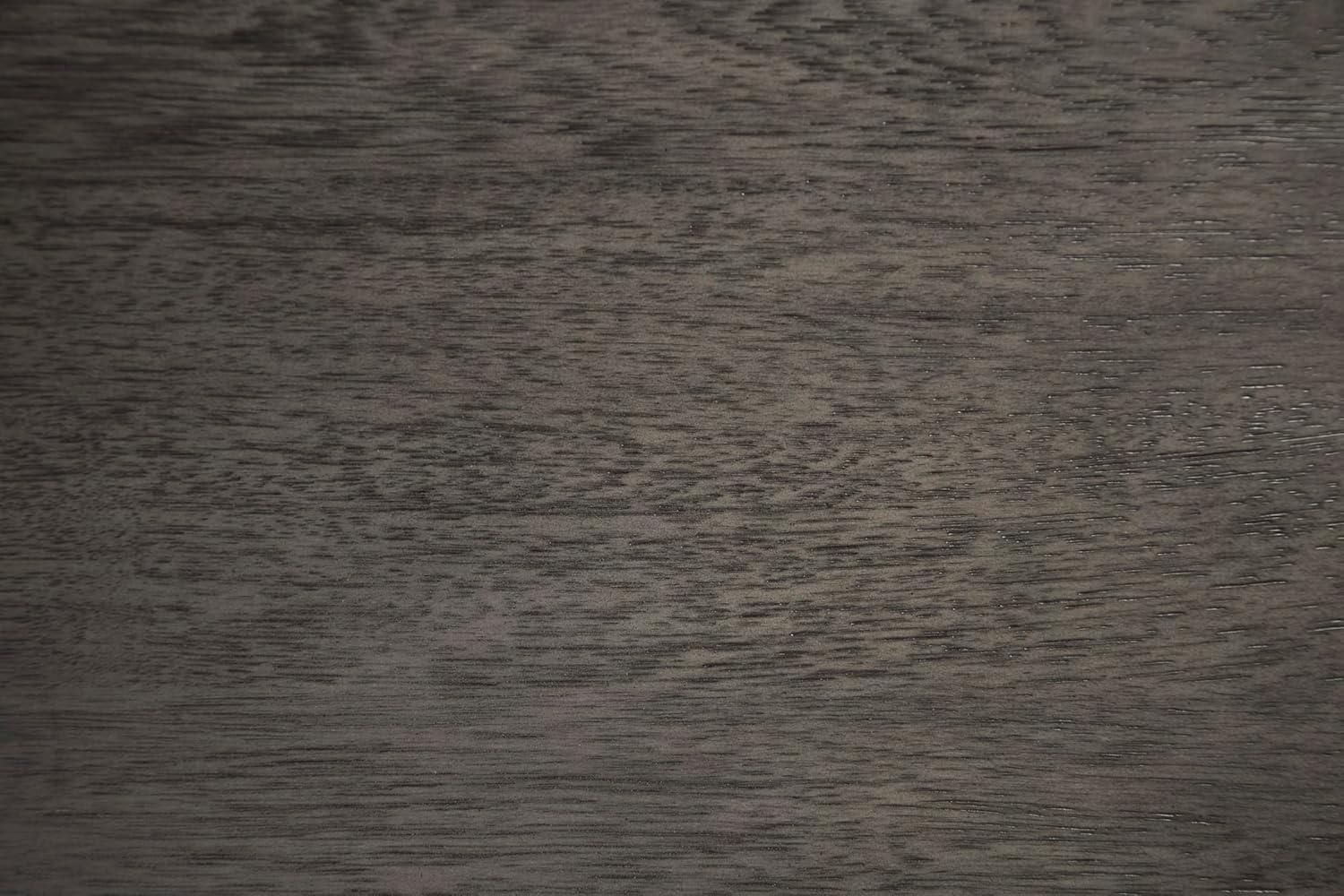 imageSignature Design by Ashley Valebeck 24quot Counter Height Upholstered Swivel Stool White ampamp BlackDark Gray