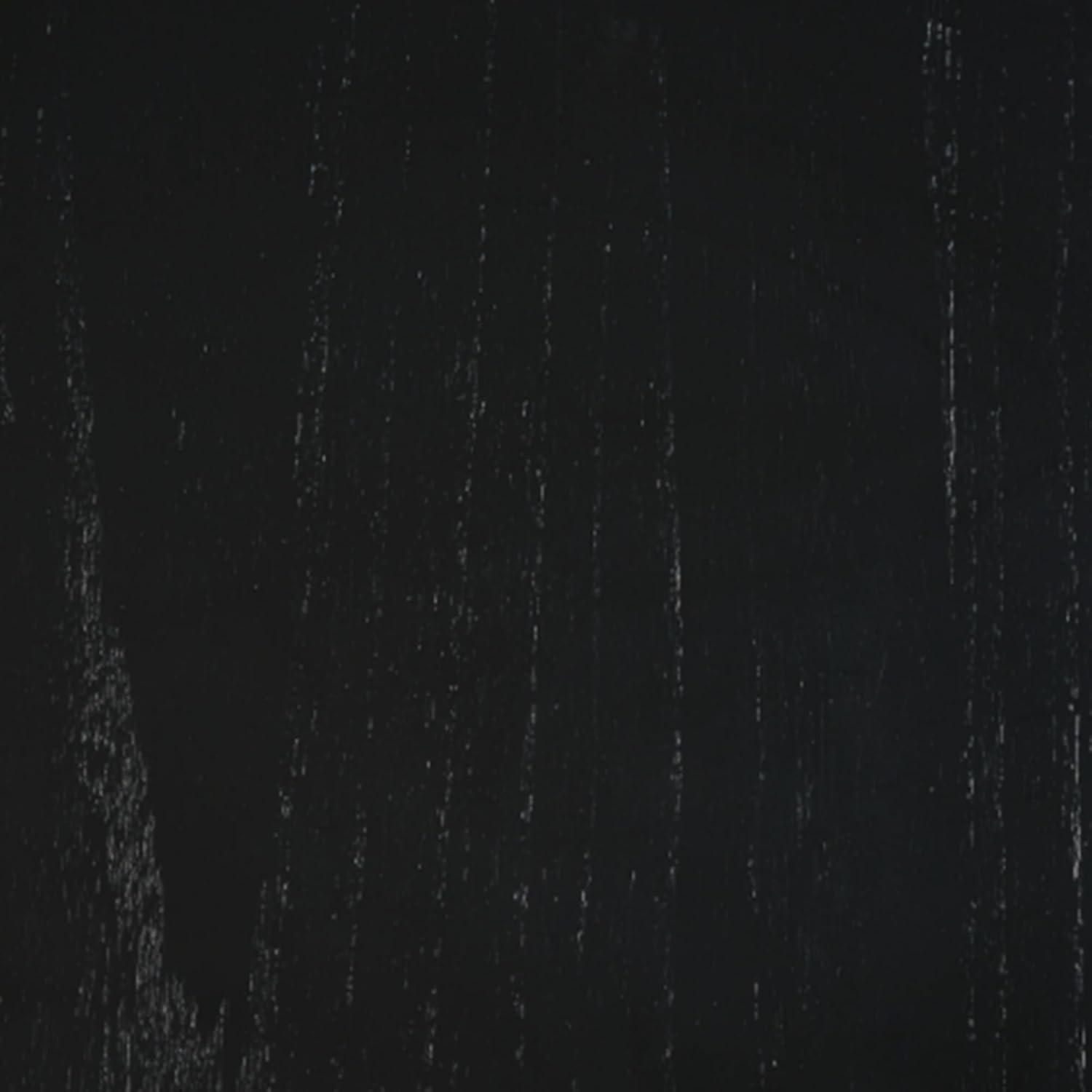 imageSignature Design by Ashley Winbardi Industrial GlassTabletop Coffee Table with Casters and Open Shelf Black