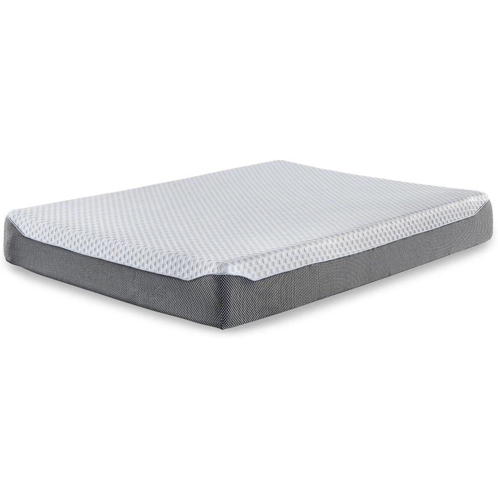 imageSignature Design by Ashley 12 Inch Chime Elite 20 Plush Green Tea Memory Foam Mattress for Cool Sleep and Pressure Relief Queen Fiberglass Free Mattress In A BoxTwin