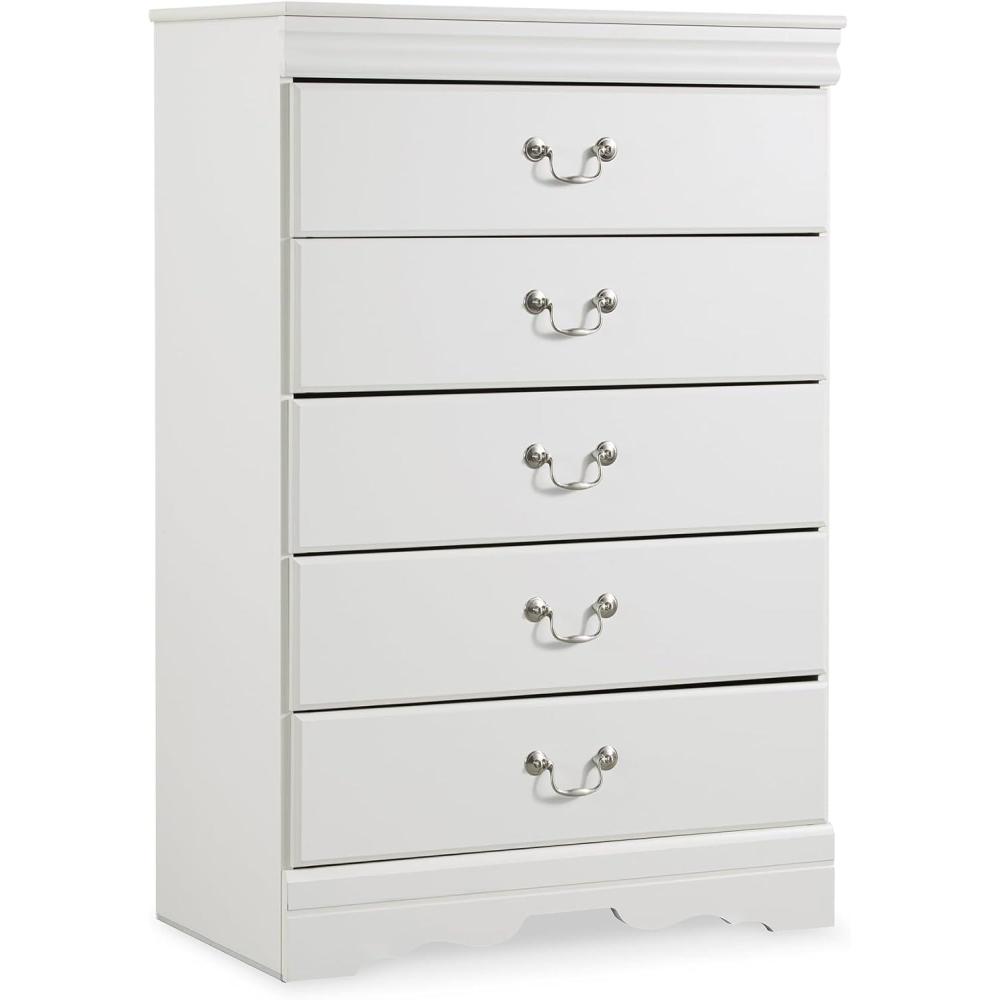 imageSignature Design by Ashley Anarasia Modern Glam Childrens 6 Drawer Dresser WhiteWhite