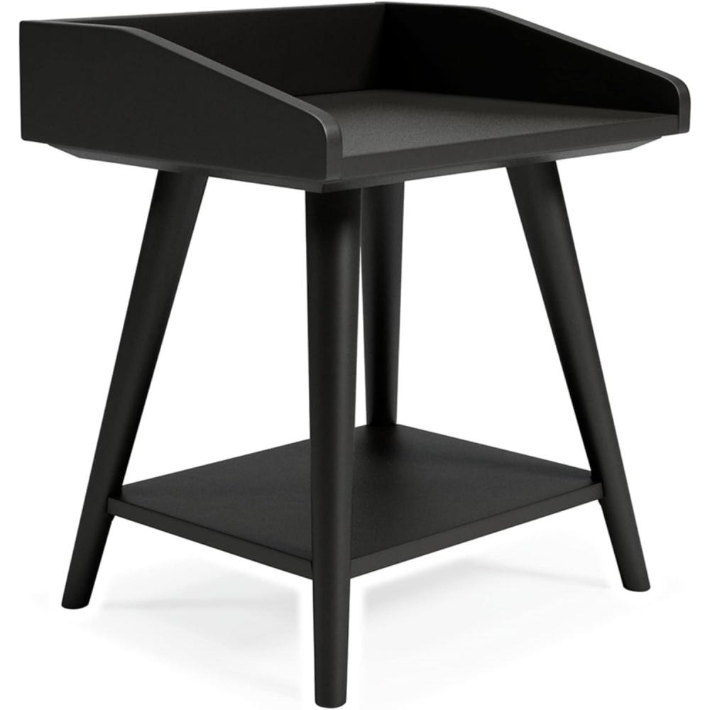 imageSignature Design by Ashley Blariden Modern Accent or End Table WhiteCharcoal