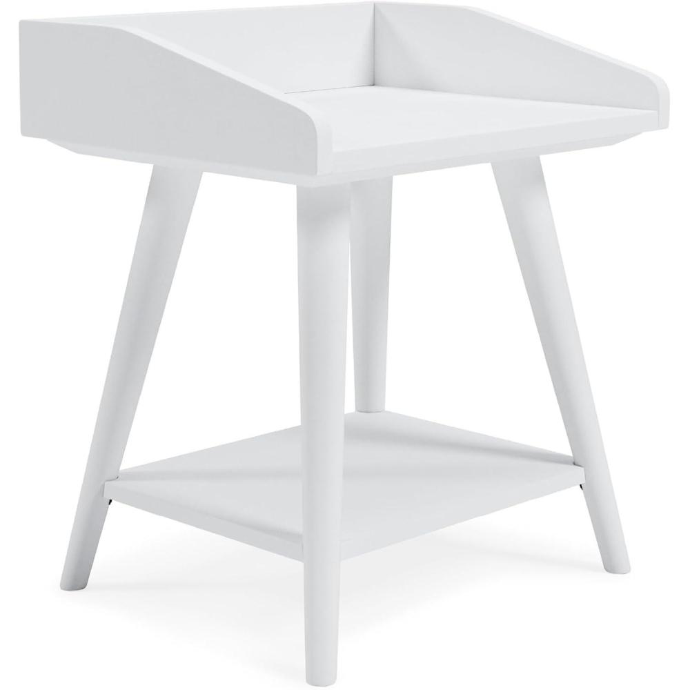 imageSignature Design by Ashley Blariden Modern Accent or End Table WhiteWhite