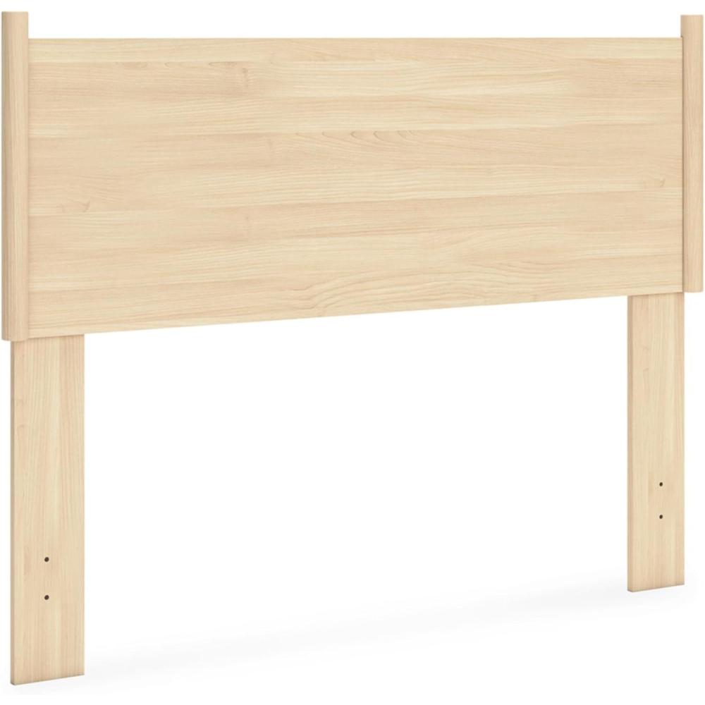 imageSignature Design by Ashley Cabinella Rustic Panel Headboard for Bedroom Full Light BrownFull