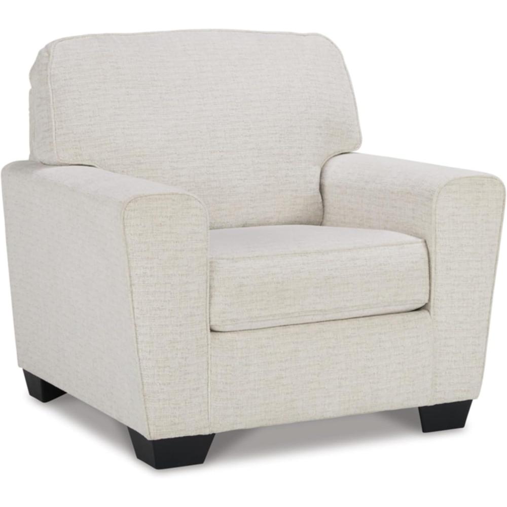 imageSignature Design by Ashley Cashton Modern Upholstered Chair BlueWhite