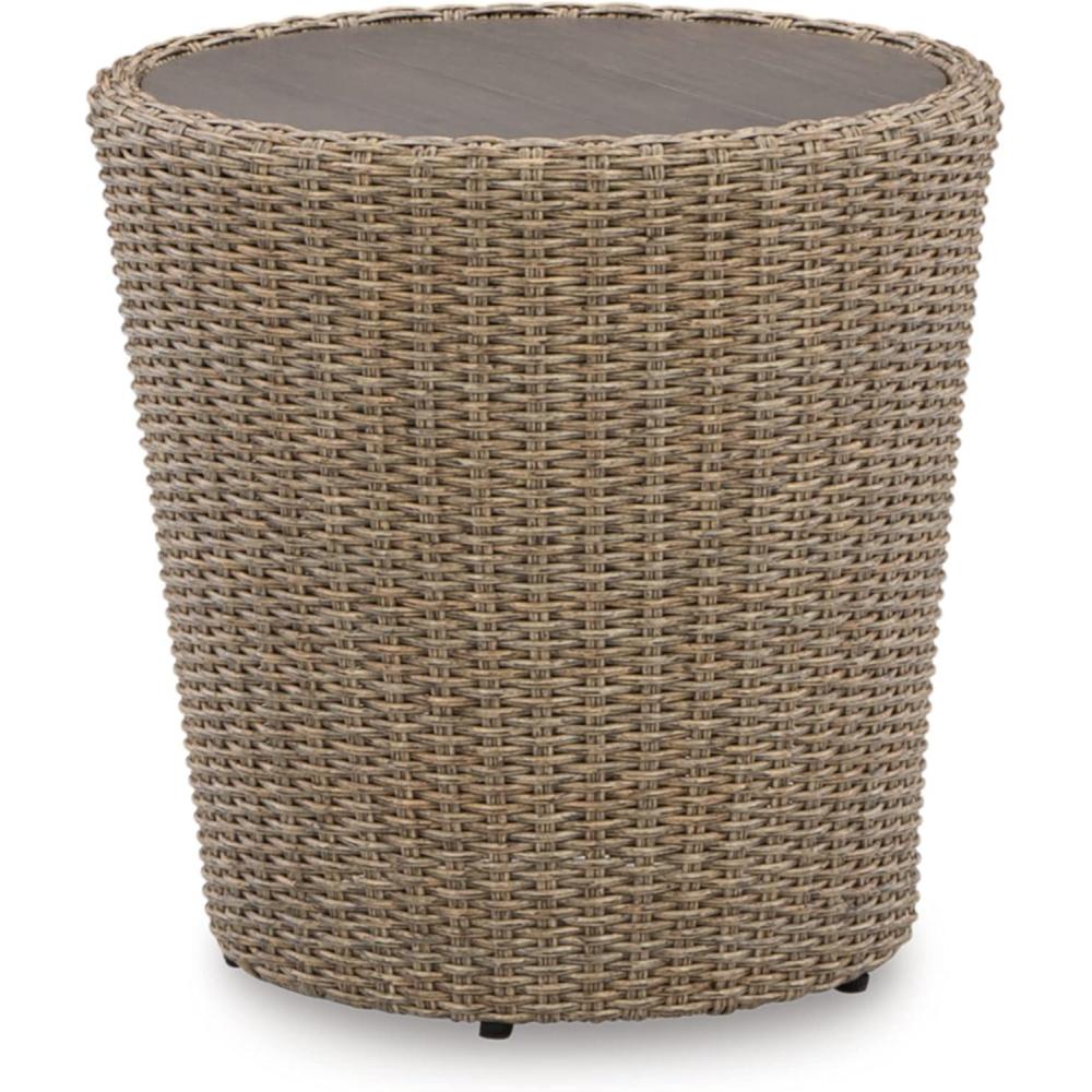 imageSignature Design by Ashley Danson Bohemian Outdoor End Table Light Brown