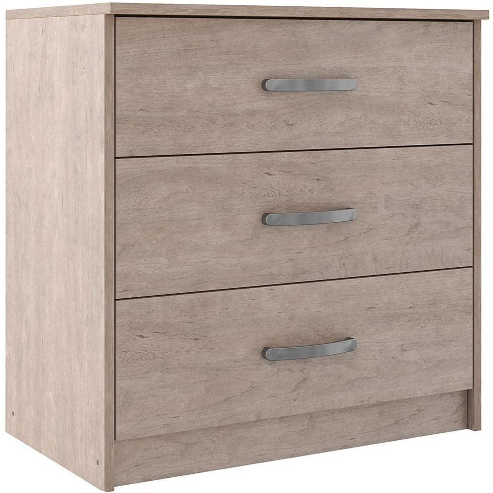 imageSignature Design by Ashley Finch Modern 5 Drawer Chest of Drawers with Ballbearing Construction and Safety Stop BlackBeige