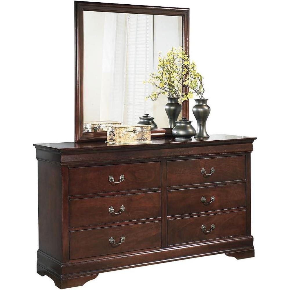 imageSignature Design by Ashley Huey Vineyard Traditional 2 Drawer Nightstand 2445quot Tall BlackBrown