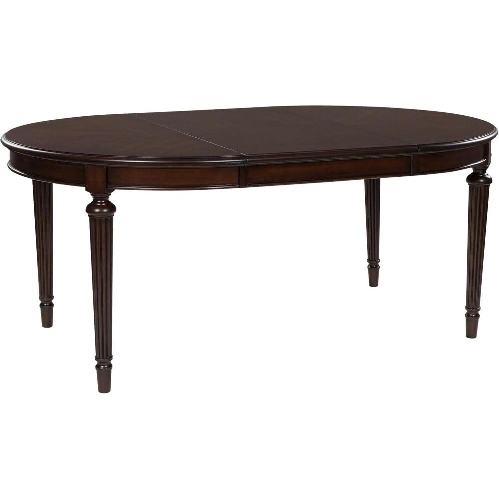 imageSignature Design by Ashley Lavinton Classic Dining Extension Table Dark Brown