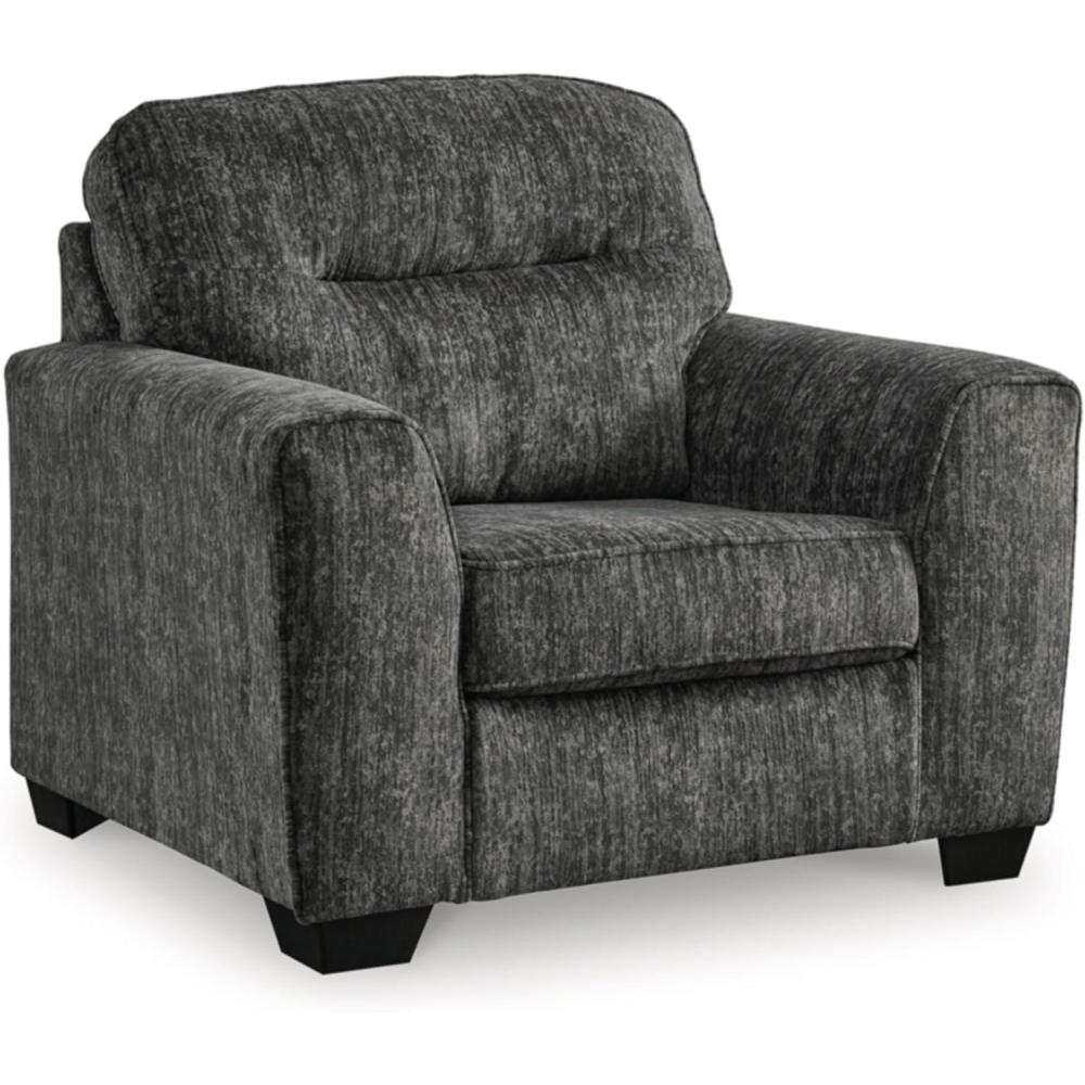 imageSignature Design by Ashley Lonoke Coastal Upholstered Oversized Chair BeigeGrey