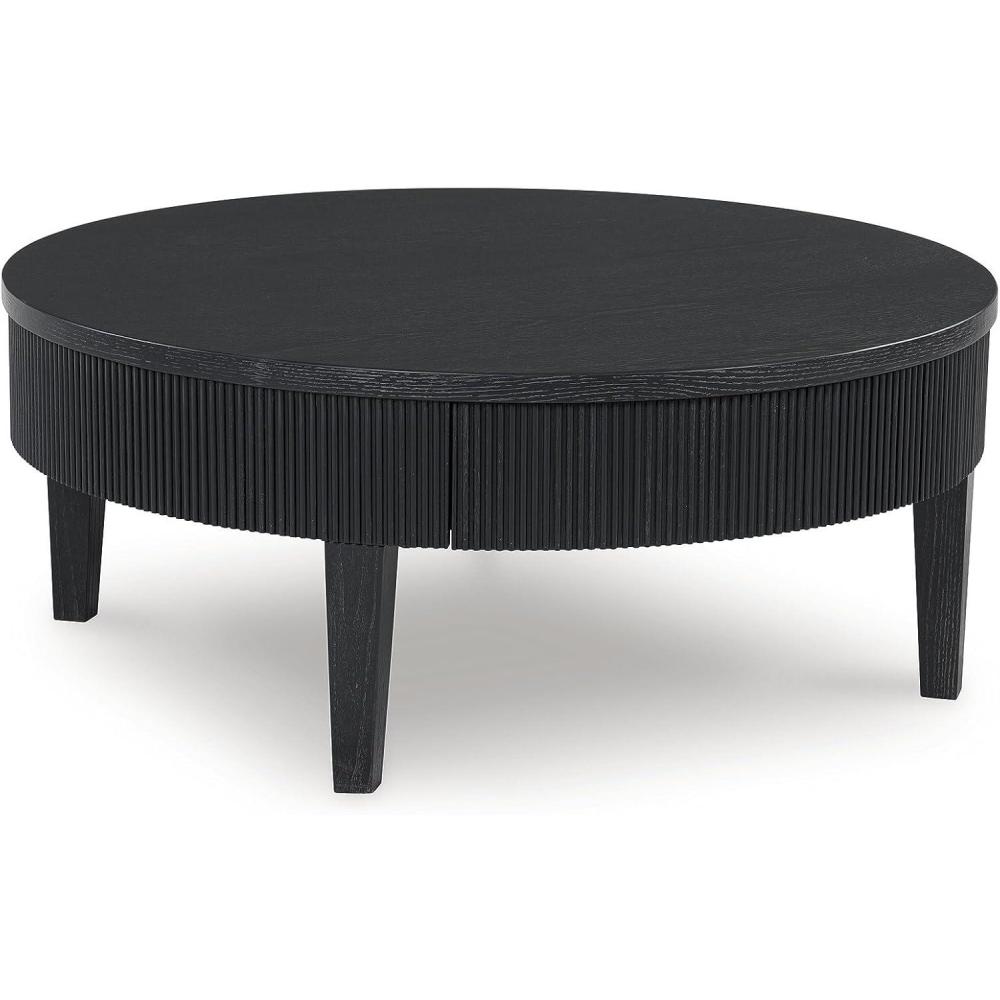 imageSignature Design by Ashley Marstream Modern Coffee Table with 4 Legs Black