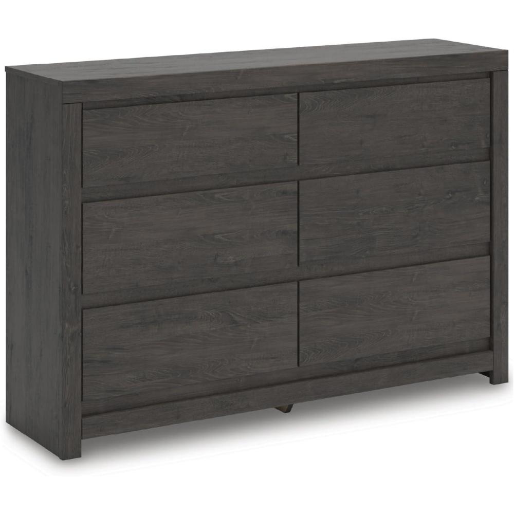 imageSignature Design by Ashley Paxberry Boho 6 Drawer Dresser WhitewashCharcoal
