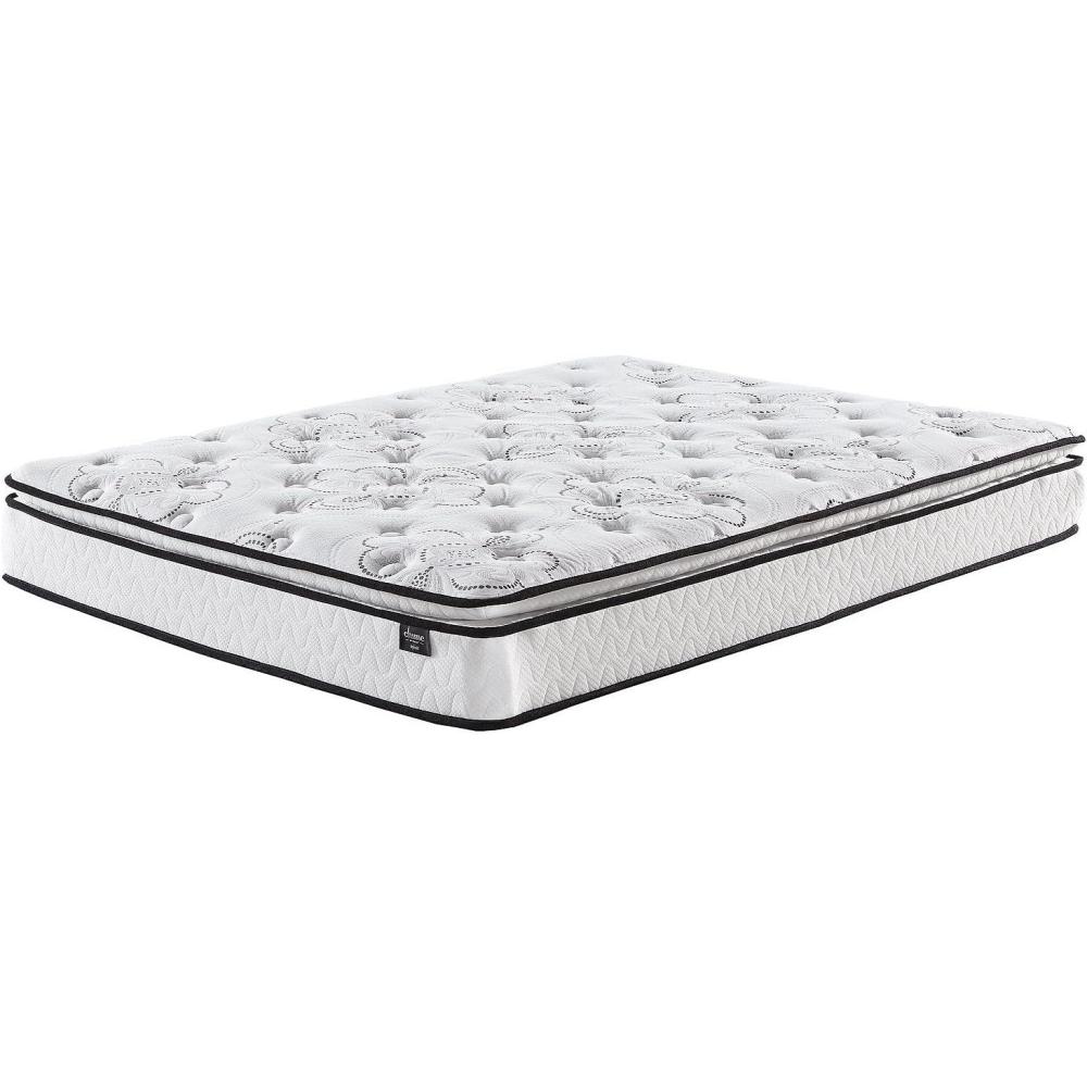 imageSignature Design by Ashley Queen Size Palisades 16 Inch Euro Top Hybrid Mattress with Quick Response Gel Memory Foam Fiberglass Free Mattress In A BoxQueen