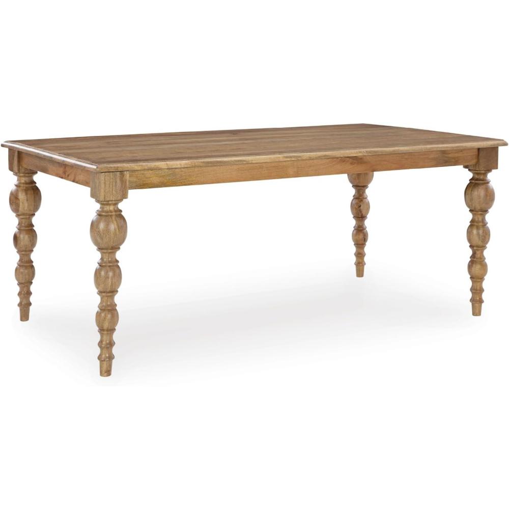 imageSignature Design by Ashley Rybergston Casual Dining Table with 4 Legs Light Brown