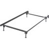 imageSignature Design by Ashley Adjustable Metal Bolt on Bed Base Frame with Protective Floor Glides Queen BlackAdjustable  TwinFull