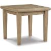 imageSignature Design by Ashley Gerianne Outdoor Eucalyptus Wood Square End Table Gray BrownEnd Table