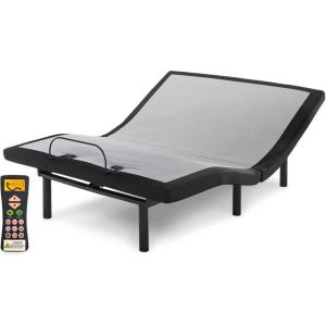 Signature Design by Ashley Adjustable Base with Wireless Hand Control, USB Power Ports, Compatible with MotoSleep App, California King(Best)
