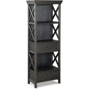 Signature Design by Ashley Bolanburg Display Cabinet, Antique White(Black)