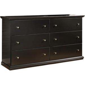 Signature Design by Ashley Bostwick Shoals Children’s Traditional 6 Drawer Dresser, White(Black)