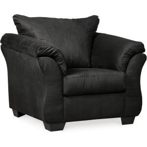 Signature Design by Ashley Darcy Casual Plush Chair, Grayish Brown(Black)