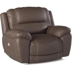 Signature Design by Ashley Dunleith Zero Wall Recliner with Power Headrest, Brown(Brown)