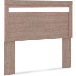 Signature Design by Ashley Finch Modern Headboard ONLY, Queen, Black(Beige)