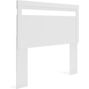 Signature Design by Ashley Finch Modern Headboard ONLY, Queen, Black(White)