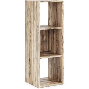 Signature Design by Ashley Langdrew 8 Cube Storage Organizer or Bookcase, Black(Natural)