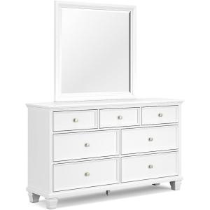 Signature Design by Ashley Lanolee Classic 2 Drawer Nightstand for Bedroom, 26.75″ Tall, Black(White)