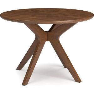 Signature Design by Ashley Lyncott Traditional Round Dining Room Table, Seats up to 4, Brown, 45″ W x 29.75″ H(Light Brown)
