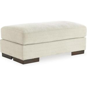 Signature Design by Ashley Maggie Contemporary Accent Ottoman, Off White(Off White)