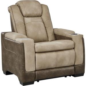 Signature Design by Ashley Next-Gen DuraPella Power Recliner with Adjustable Headrest, Sand(Beige)