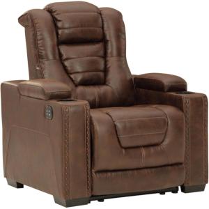 Signature Design by Ashley Next-Gen DuraPella Power Recliner with Adjustable Headrest, Sand(Brown)