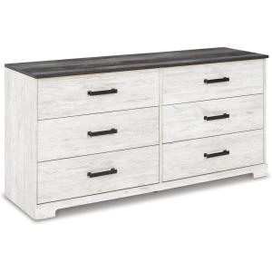 Signature Design by Ashley Paxberry Boho 5 Drawer Chest of Drawers, Whitewash(Two-tone-1)