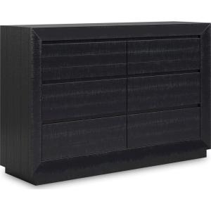 Signature Design by Ashley Paxberry Boho 6 Drawer Dresser, Whitewash(Black)