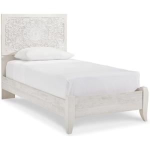 Signature Design by Ashley Paxberry Boho Chic Panel Adjustable Headboard ONLY, Full, Whitewash(Whitewash)