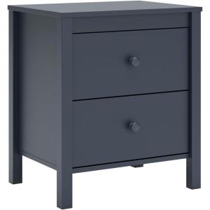 Signature Design by Ashley Simmenfort Retro 2 Drawer Nightstand, Blue